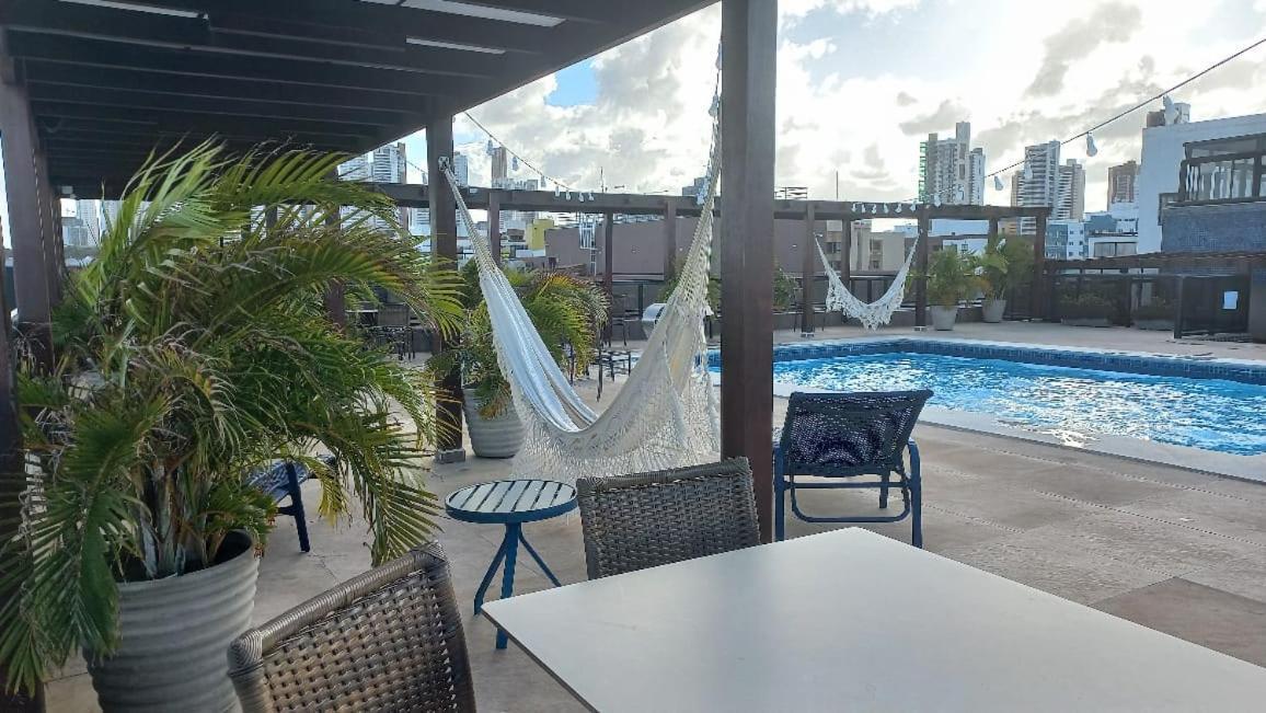 Apartamento Flat Mobiliado, Beira Mar Na Localizacao Da Do Cabo Branco - Pb *